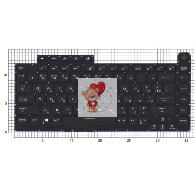 Клавиатура для Asus GL531GT Клавиатура для Asus GL531GT