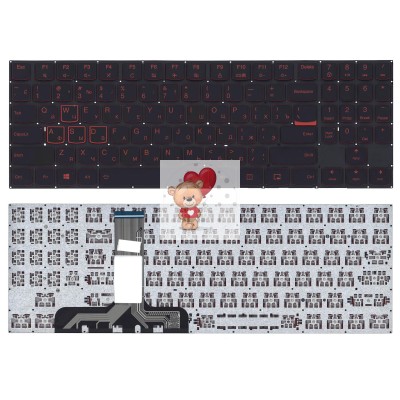 Клавиатура для ноутбука Lenovo Y520-15IKB p/n: 9Z.NDKBN.D01, SN20M27498 Клавиатура для ноутбука Lenovo Y520-15IKB p/n: 9Z.NDKBN.D01, SN20M27498