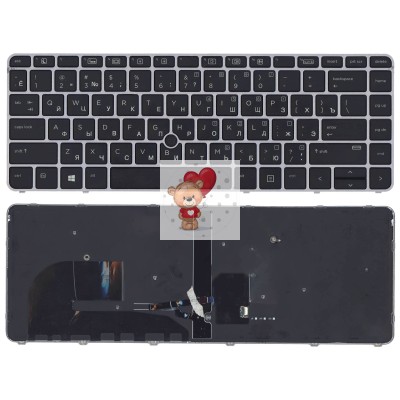 Клавиатура для HP 840 G3 с подсветкой p/n: 836308-001, 821177-001 Клавиатура для HP 840 G3 с подсветкой p/n: 836308-001, 821177-001