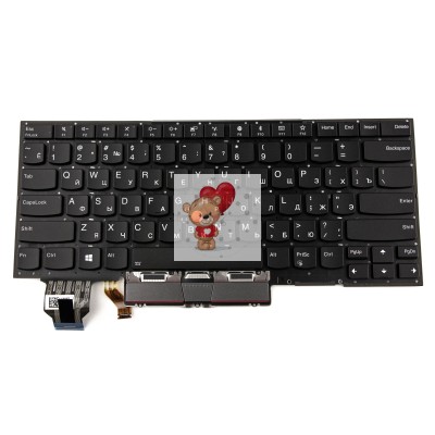 Клавиатура для ноутбука Lenovo ThinkPad X1 Carbon Gen 7 2019 с подсветкой p/n: SN20R55491 Клавиатура для ноутбука Lenovo ThinkPad X1 Carbon Gen 7 2019 с подсветкой p/n: SN20R55491