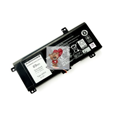 Аккумулятор для ноутбука Dell Alienware M14x R3 (11.1V 4400mAh) p/n: G05YJ; Y3PN0; 0G05YJ; 8X70T Аккумулятор для ноутбука Dell Alienware M14x R3 (11.1V 4400mAh) p/n: G05YJ; Y3PN0; 0G05YJ; 8X70T