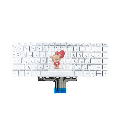 Клавиатура для HP 14-dw Серебро с подсветкой p/n: L96526-001 Клавиатура для HP 14-dw Серебро с подсветкой p/n: L96526-001