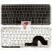 Клавиатура для HP DM3-1000 с серой рамкой p/n: NSK-HKU0R, 9Z.N2X82.U0R, MP-09C93SU6E453