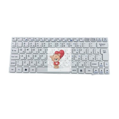 Клавиатура для MSI Wind L1350 Белая p/n: MS-N014, V103622CK1, V103622AK1, V103622AS1 Клавиатура для MSI Wind L1350 Белая p/n: MS-N014, V103622CK1, V103622AK1, V103622AS1