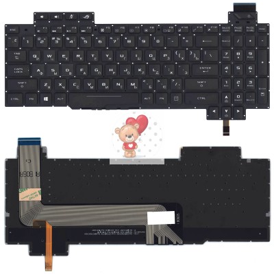 Клавиатура для Asus GL503 c белой подсветкой p/n: V170146DS1