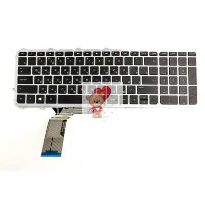 Клавиатура для HP 17-j000 c рамкой p/n: 711505-251, 720244-251