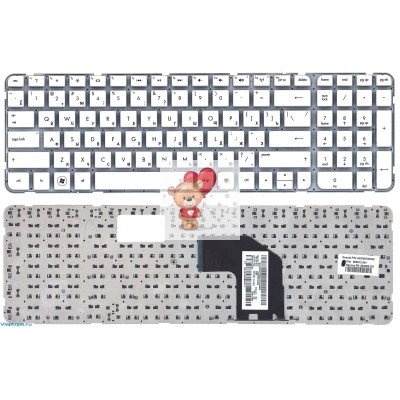 Клавиатура для HP Pavilion G6-2000 Белая без рамки p/n: R36, AER36700010, AER36700110, AER36700210