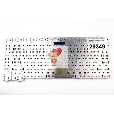 Клавиатура для ноутбука Toshiba L300 Белая p/n: NSK-TAJ01 9J.N9082.J01 6037B0028302