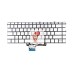 Клавиатура для HP 13-aw Серебро с подсветкой p/n: SN6190BL2 SG-A0320-XUA