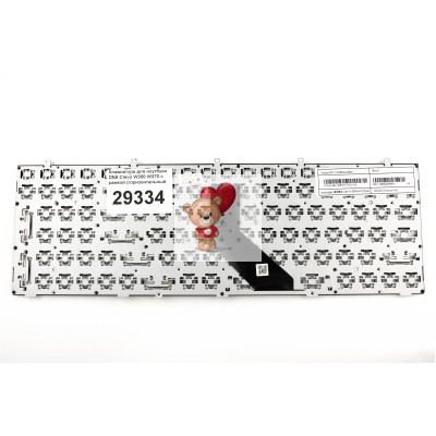 Клавиатура для ноутбука DNS Clevo W350 с рамкой горизонтальный Enter p/n: MP-12A36SU-430