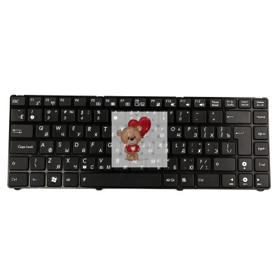Клавиатура для Asus Eee PC 1201 Черная рамка p/n: 9J.N2K82.A0R, 9J.N2K82.B0R, 9J.N2K82.C0R