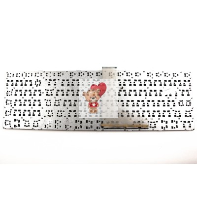 Клавиатура для ноутбука Toshiba C850 cерая рамка p/n: NSK-TV0SV, NSK-TV0SU, NSK-TT0SV