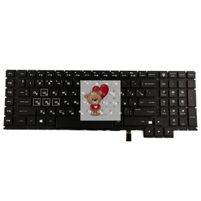 Клавиатура для HP 17-an Omen Черная p/n: L13078-001 SN6168BL-US, 852-43610-00A