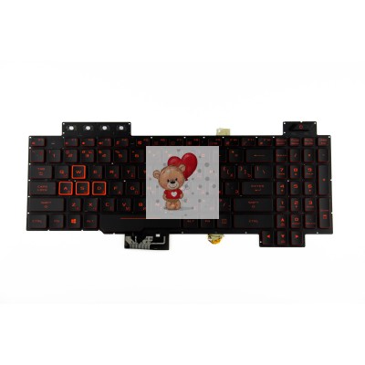 Клавиатура для Asus FX505DV Red WASD p/n: 90NR00S1-R31RU0 V170762ES1 OKN1-5J1RU21