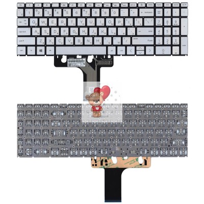 Клавиатура для HP 17-CN Серебро