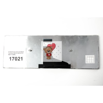 Клавиатура для ноутбука Toshiba U40-A M40-A p/n: NSK-TUGBC, 9Z.N7SBC.G01, PK1310R1A28