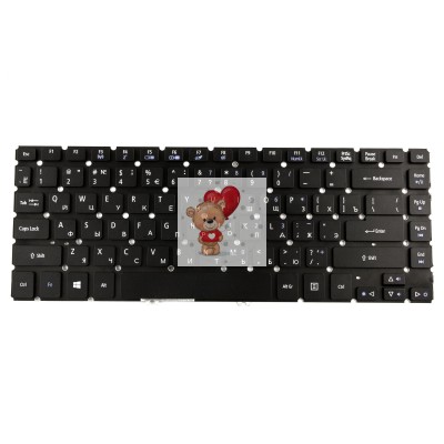 Клавиатура для Acer V5-473 горизонтальный Enter p/n: NSK-R8BBQ, AEZQK700010