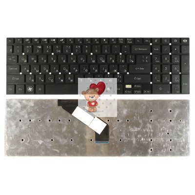 Клавиатура для Gateway NV55S Чёрная p/n: V121702DS1 PK130IM1A04 Клавиатура для Gateway NV55S Чёрная p/n: V121702DS1 PK130IM1A04