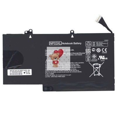 Аккумулятор для ноутбука HP 13-a000 (11.4V 43Wh) p/n: 760944-421; 761230-005; HSTNN-LB6L; NP03XL Аккумулятор для ноутбука HP 13-a000 (11.4V 43Wh) p/n: 760944-421; 761230-005; HSTNN-LB6L; NP03XL