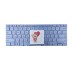 Клавиатура для Asus UX392FN Синий металлик