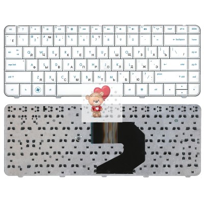Клавиатура для HP Pavilion G6-1000 Белая p/n: R15, V121026DS1, 651763-251, 653390-251, 6037B0061001