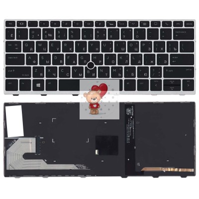 Клавиатура для HP 830 G5 с подсветкой TRACKPOINT Клавиатура для HP 830 G5 с подсветкой TRACKPOINT