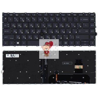 Клавиатура для HP 840 G7 с подсветкой с Trackpoint p/n: 6037B0161801 Клавиатура для HP 840 G7 с подсветкой с Trackpoint p/n: 6037B0161801