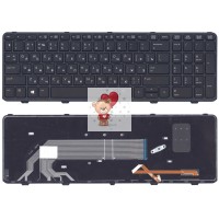 Клавиатура для HP Probook 470 G1 с рамкой подсветка p/n: 90.4ZA07.L0R, SN8126