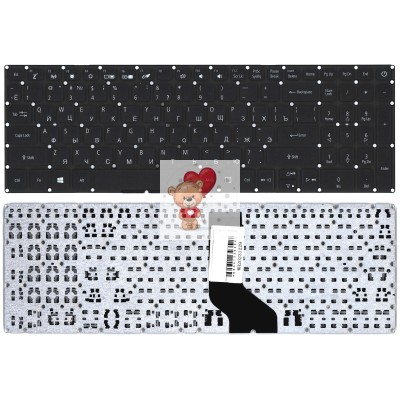 Клавиатура для Acer A715-74G без подсветки p/n: 94704E3BK201, ACM16P53UA Клавиатура для Acer A715-74G без подсветки p/n: 94704E3BK201, ACM16P53UA