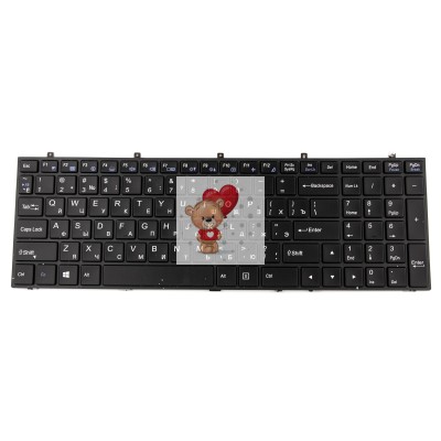 Клавиатура для ноутбука DNS Clevo W350 рамка c подсветкой p/n: MP-13H83USJ430B4, CNY-WJ Клавиатура для ноутбука DNS Clevo W350 рамка c подсветкой p/n: MP-13H83USJ430B4, CNY-WJ