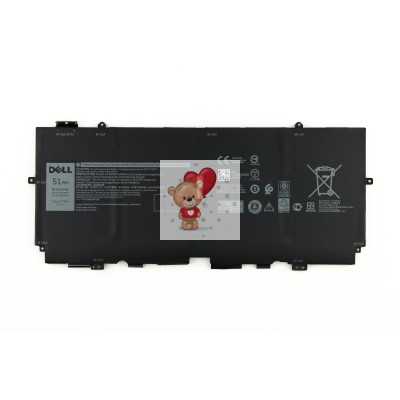 Аккумулятор для ноутбука Dell XPS 13 7390 ORG (7.6V 6500mAh) p/n: 52TWH; NN6M8 Аккумулятор для ноутбука Dell XPS 13 7390 ORG (7.6V 6500mAh) p/n: 52TWH; NN6M8