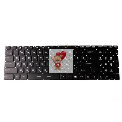 Клавиатура для MSI GE62 p/n: V143422GK1, S1N-3ERU2U1-SA0