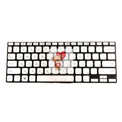 Клавиатура для Asus X412DA Серебро p/n: AEXKPU00010, 0KNB0-2105US00 Клавиатура для Asus X412DA Серебро p/n: AEXKPU00010, 0KNB0-2105US00