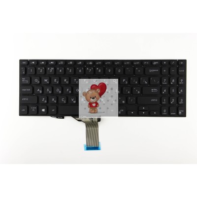 Клавиатура для Asus X530FA Черная с подсветкой p/n: 0KN1-1M1UA13, NSK-WK1LU Клавиатура для Asus X530FA Черная с подсветкой p/n: 0KN1-1M1UA13, NSK-WK1LU