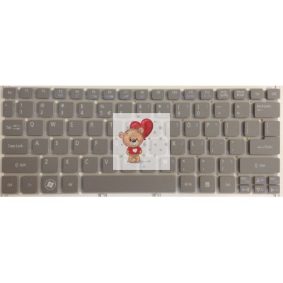 Клавиатура для Acer V5-121 cерая p/n: 9Z.N7WPW.20R, 90.4BT07.A0R, V128230AS1, NSK-R12PW Клавиатура для Acer V5-121 cерая p/n: 9Z.N7WPW.20R, 90.4BT07.A0R, V128230AS1, NSK-R12PW