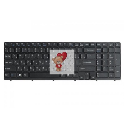 Клавиатура для ноутбука Sony SVE15 Черная с подсветкой p/n: 9Z.N6CBW.G0R, 9Z.N6CSW.G0R