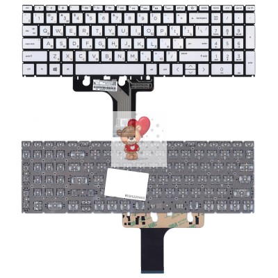 Клавиатура для HP Pavilion 15-EG Серебро p/n: 6037B0214B01, HPM19NB, M46255-001
