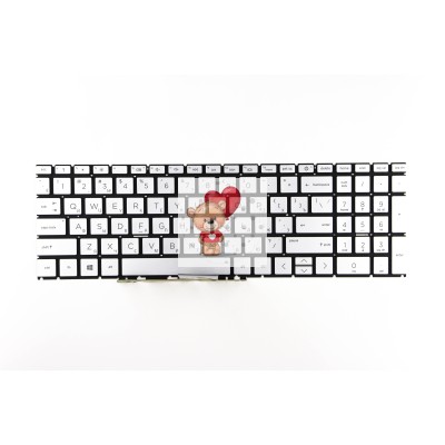 Клавиатура для HP Pavilion 15-EH Серебро p/n: 6037B0214B01, HPM19NB, M46255-001 Клавиатура для HP Pavilion 15-EH Серебро p/n: 6037B0214B01, HPM19NB, M46255-001