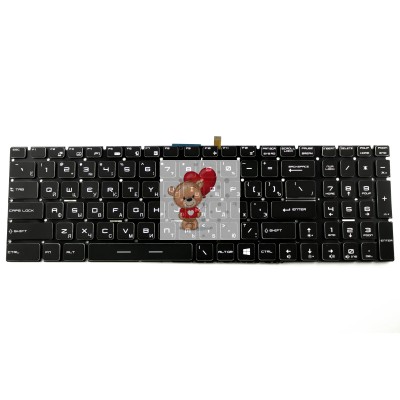 Клавиатура для MSI GE62VR с подсветкой p/n: V143422AK, 09JM0030