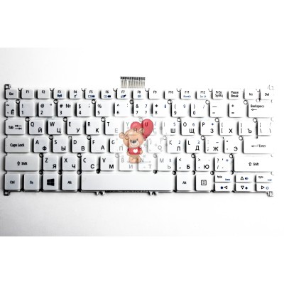 Клавиатура для Acer V5-331 Белая p/n: 60.MPJN1.026, 60.MRTN1.022 Клавиатура для Acer V5-331 Белая p/n: 60.MPJN1.026, 60.MRTN1.022
