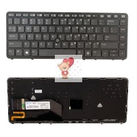 Клавиатура для HP Probook 840 G1 c рамкой p/n: 736654-251, NSK-CP2BV, 9Z.N9JBV.20R, 6037B0085601 Клавиатура для HP Probook 840 G1 c рамкой p/n: 736654-251, NSK-CP2BV, 9Z.N9JBV.20R, 6037B0085601