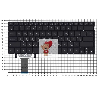 Клавиатура для Asus UX42VS p/n: NSK-UQ202, 0KNB0-3622TW00 Клавиатура для Asus UX42VS p/n: NSK-UQ202, 0KNB0-3622TW00