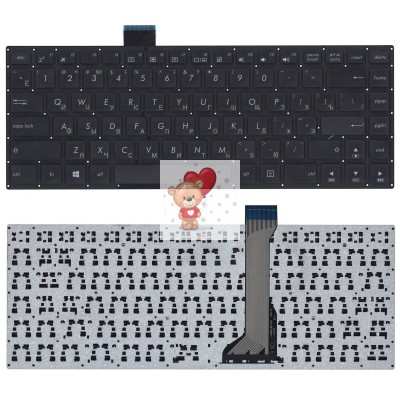 Клавиатура для Asus E402MA Черная p/n: NB15-402E-US