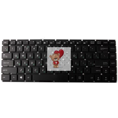Клавиатура для Asus E402MA Черная p/n: NB15-402E-US Клавиатура для Asus E402MA Черная p/n: NB15-402E-US