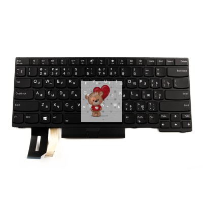 Клавиатура для ноутбука Lenovo T480 Черная без подсветки p/n: 01YP382 SN20P33252 SN5371BL