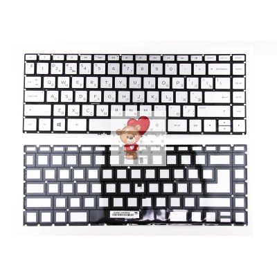 Клавиатура для HP 14-BF Серебро с подсветкой p/n: HPM16L93SU6920, 920894-B31 Клавиатура для HP 14-BF Серебро с подсветкой p/n: HPM16L93SU6920, 920894-B31
