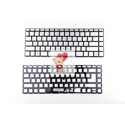 Клавиатура для HP 14-BF Серебро с подсветкой p/n: HPM16L93SU6920, 920894-B31 Клавиатура для HP 14-BF Серебро с подсветкой p/n: HPM16L93SU6920, 920894-B31