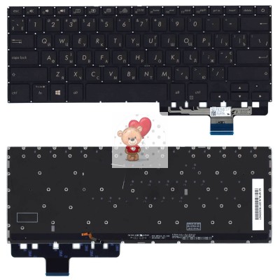 Клавиатура для Asus UX450FDX с подстветкой p/n: NSK-WP10R 0KNB0-262LRU00 Клавиатура для Asus UX450FDX с подстветкой p/n: NSK-WP10R 0KNB0-262LRU00