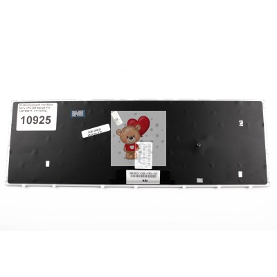 Клавиатура для ноутбука Sony VPC-EB Белая p/n: 148792871, V111678A, 550102M14-203-G
