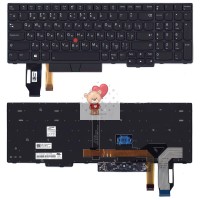 Клавиатура для ноутбука Lenovo T15 с подсветкой p/n: 01YP560, SN20P34095 Клавиатура для ноутбука Lenovo T15 с подсветкой p/n: 01YP560, SN20P34095